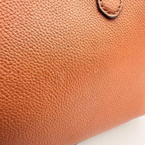 Kate Spade New York Cameron Street Satchel Tote – Cognac Pebbled Leather - Picture 9 of 12